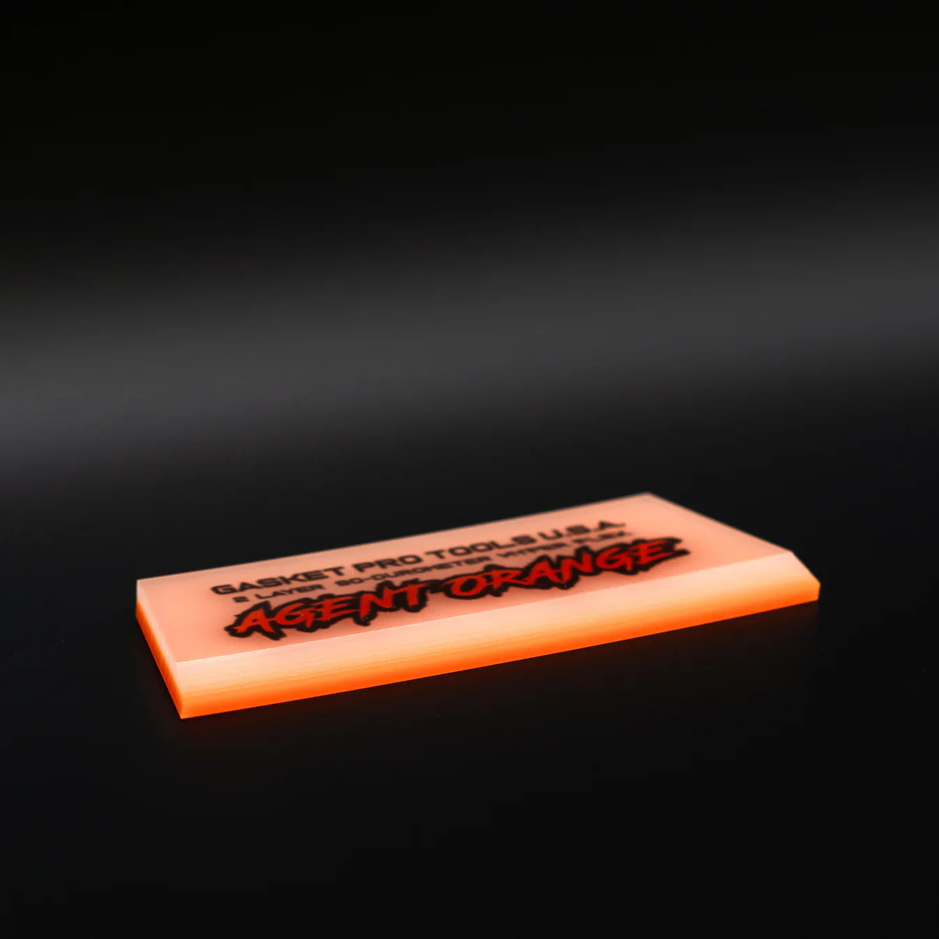 Geoshield 5 Inch Agent Orange 90 Duro HyperFlex Squeegee Blade