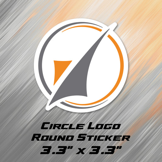 Geoshield Circle Logo Round Sticker