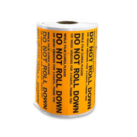 "Do Not Roll Down" Stickers