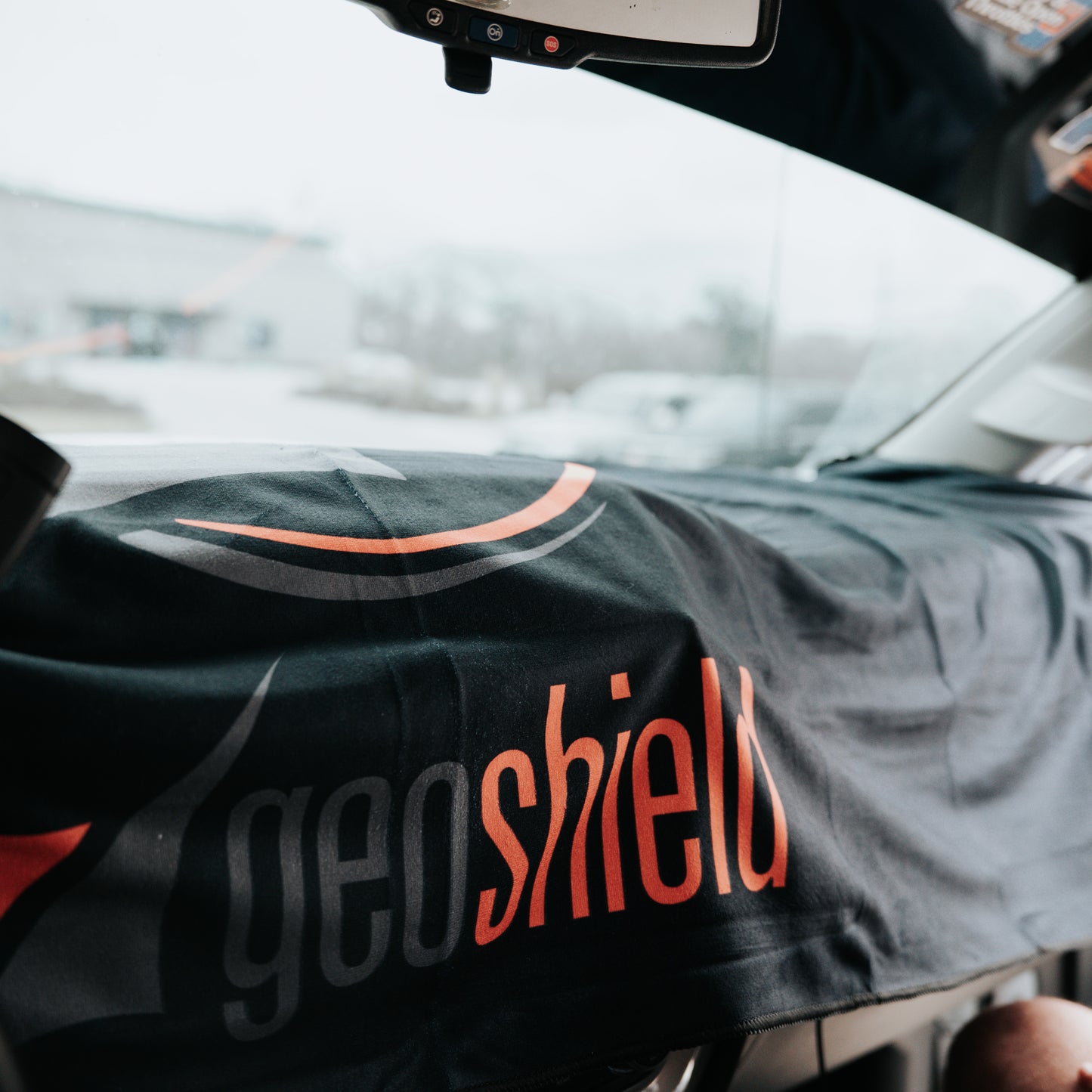 Black Geoshield Dash Towel