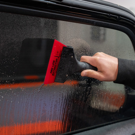 5” Redline Extractor 1/4" Thick Single Beveled Cropped Squeegee Blade