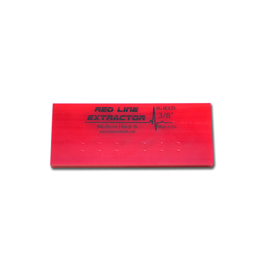 5" Red Line Extractor 3/8” Thick NO BEVEL Squeegee Blade