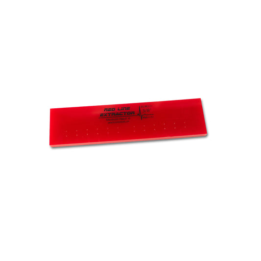 8” Red Line Extractor 3/8" Thick No Bevel Squeegee Blade