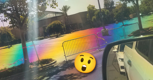 Why Ceramic Window Tint Looks Rainbow Through Polarized Sunglasses