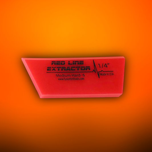 5” RED LINE EXTRACTOR 1/4” THICK SINGLE BEVELED CROPPED SQUEEGEE BLADE