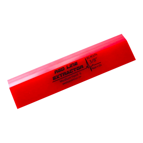 8” Red Line Extractor 3/8" Thick Single Bevel Squeegee Blade
