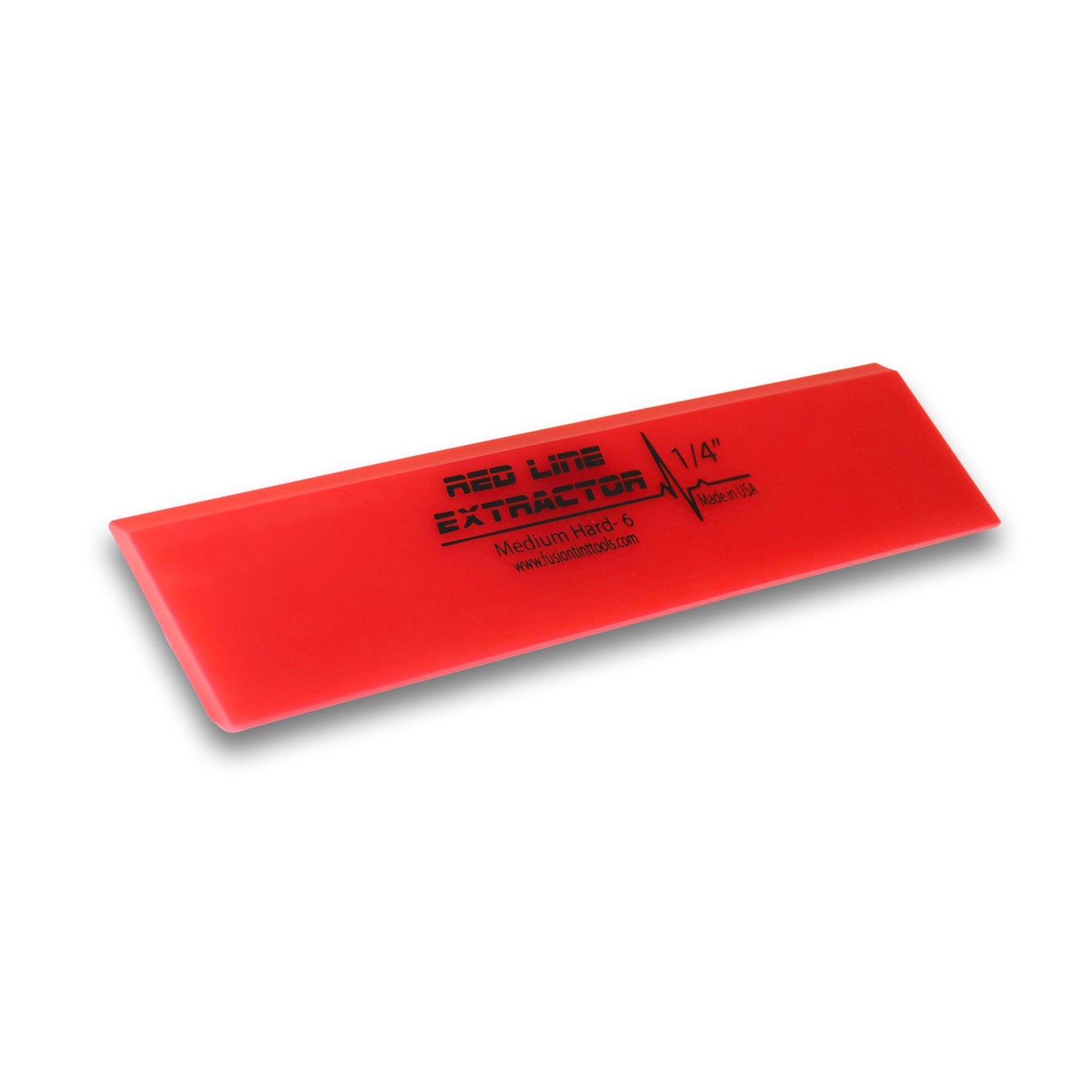 8” Red Line Extractor 1/4" Thick Double Bevel Squeegee Blade