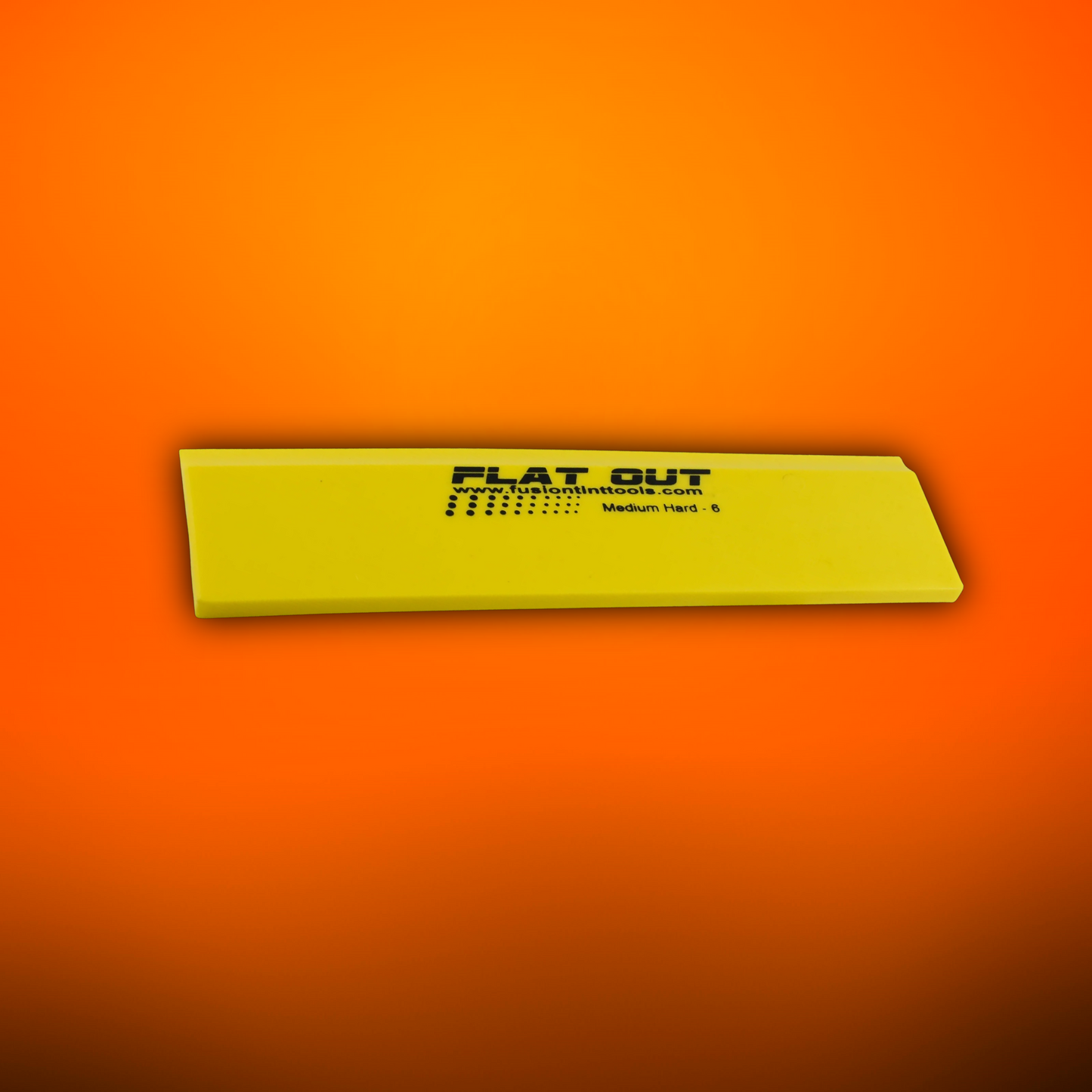 8" YELLOW FLAT OUT SQUEEGEE BLADE