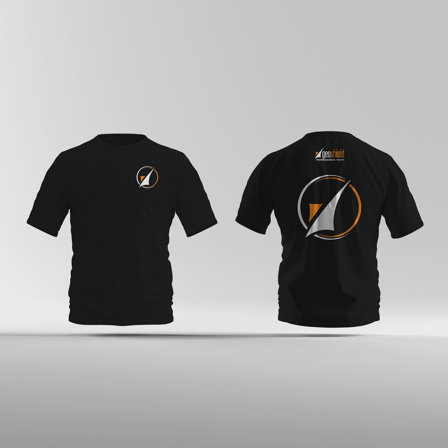 Geoshield Circle Logo T-Shirt - Black