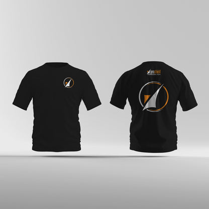 Geoshield Circle Logo T-Shirt - Black