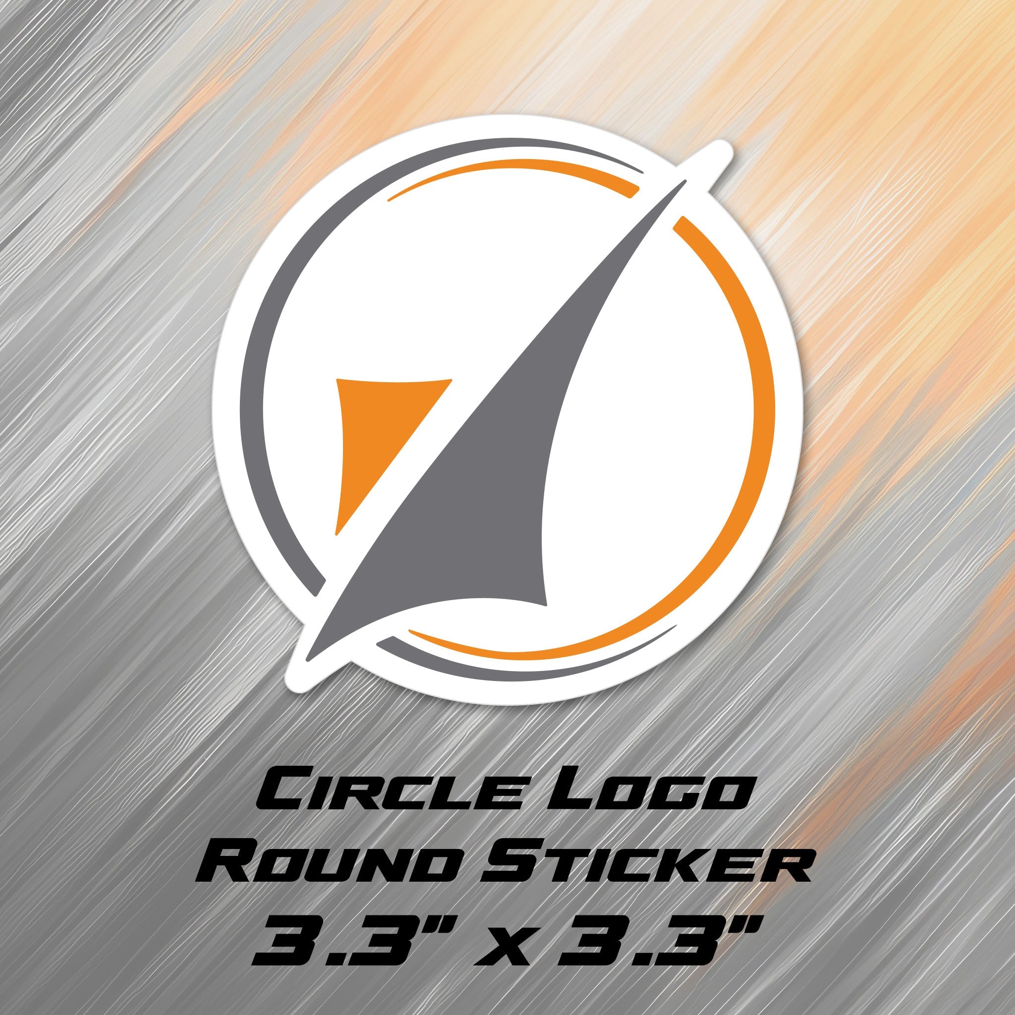 Geoshield Circle Logo Round Sticker