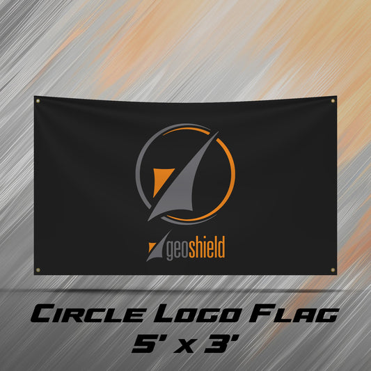 Geoshield Circle Logo Flag - 5'x3'
