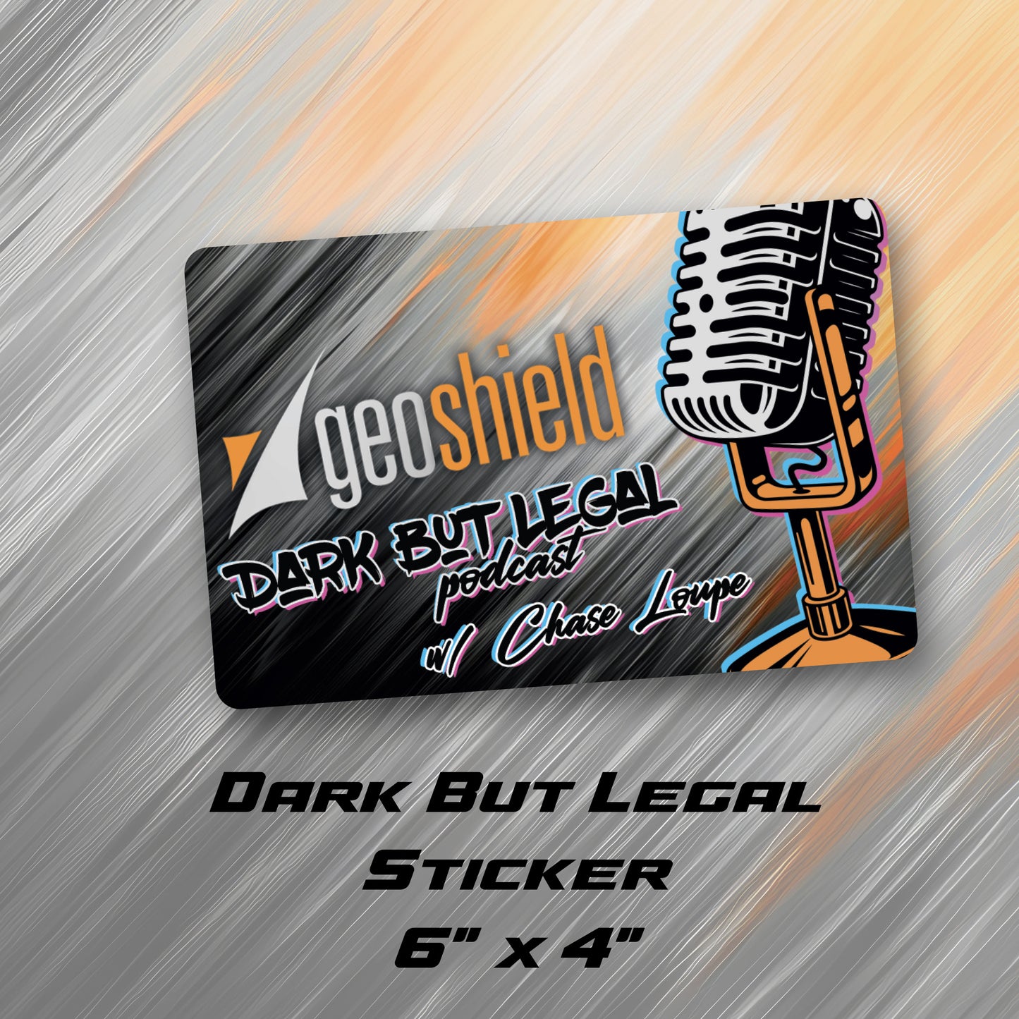 Dark But Legal Podcast Sticker