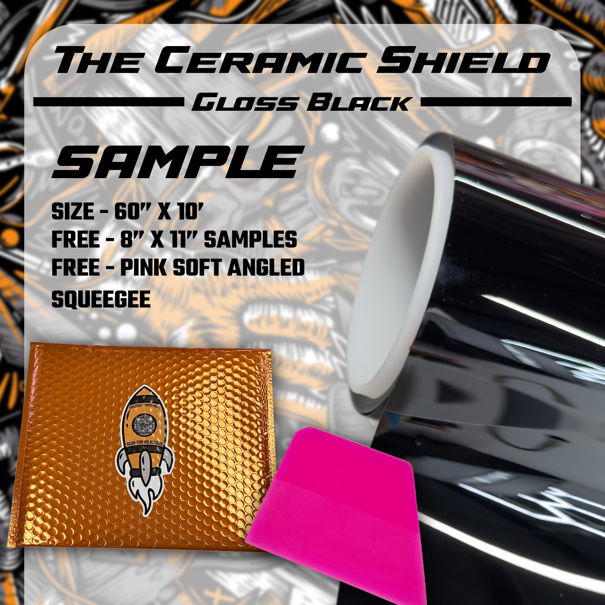 Ceramic Shield PPF Sample Success Kit - Gloss Black