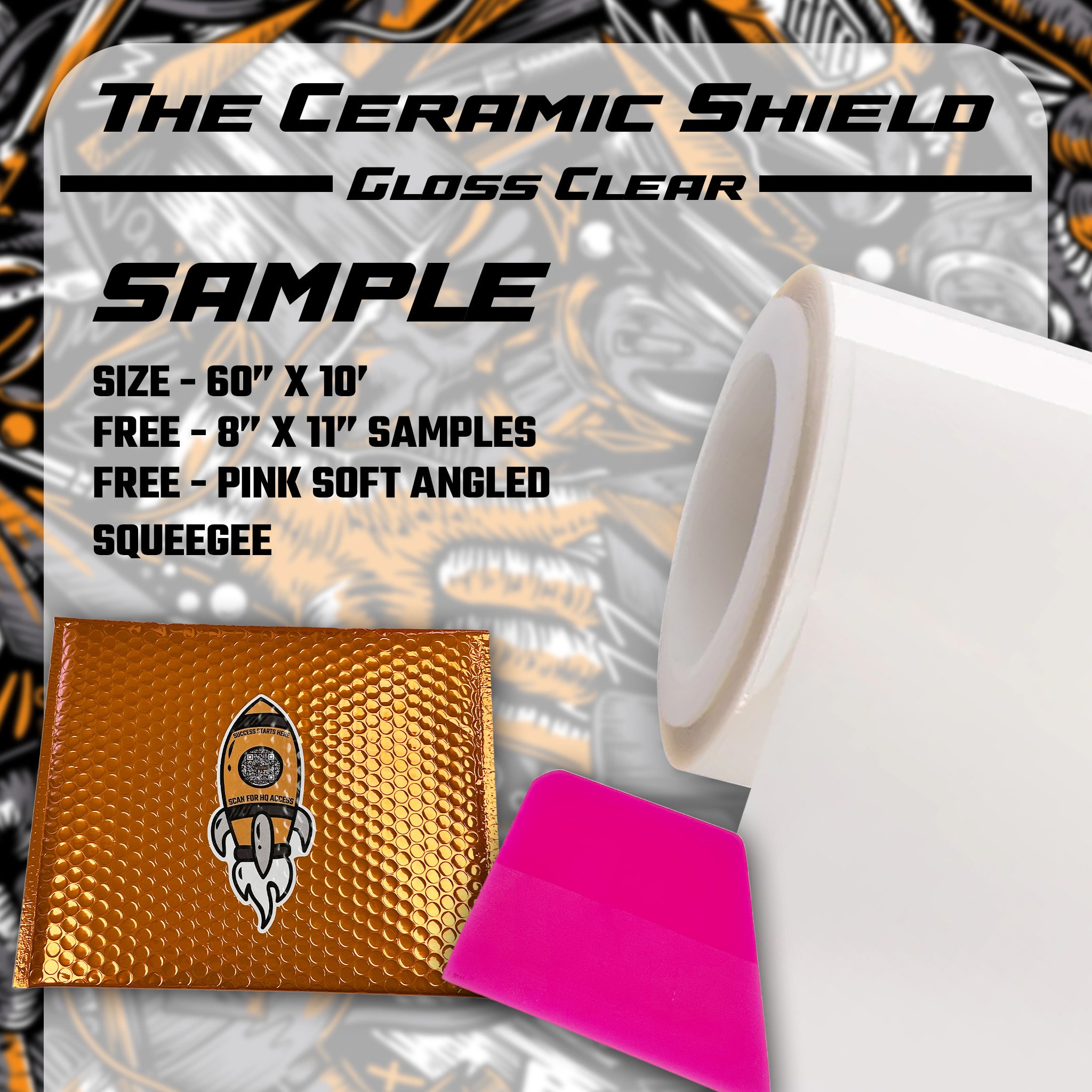 Ceramic Shield PPF Sample Success Kit - Gloss Clear