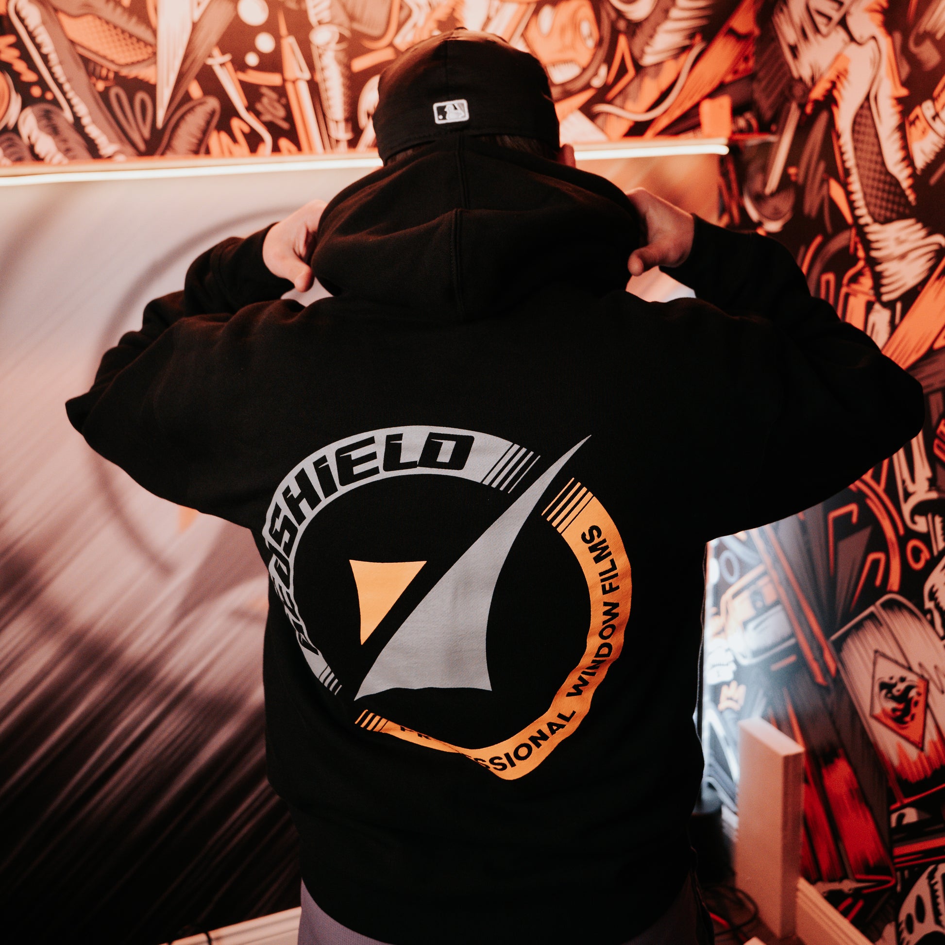 Geoshield Tire Letter Hoodie