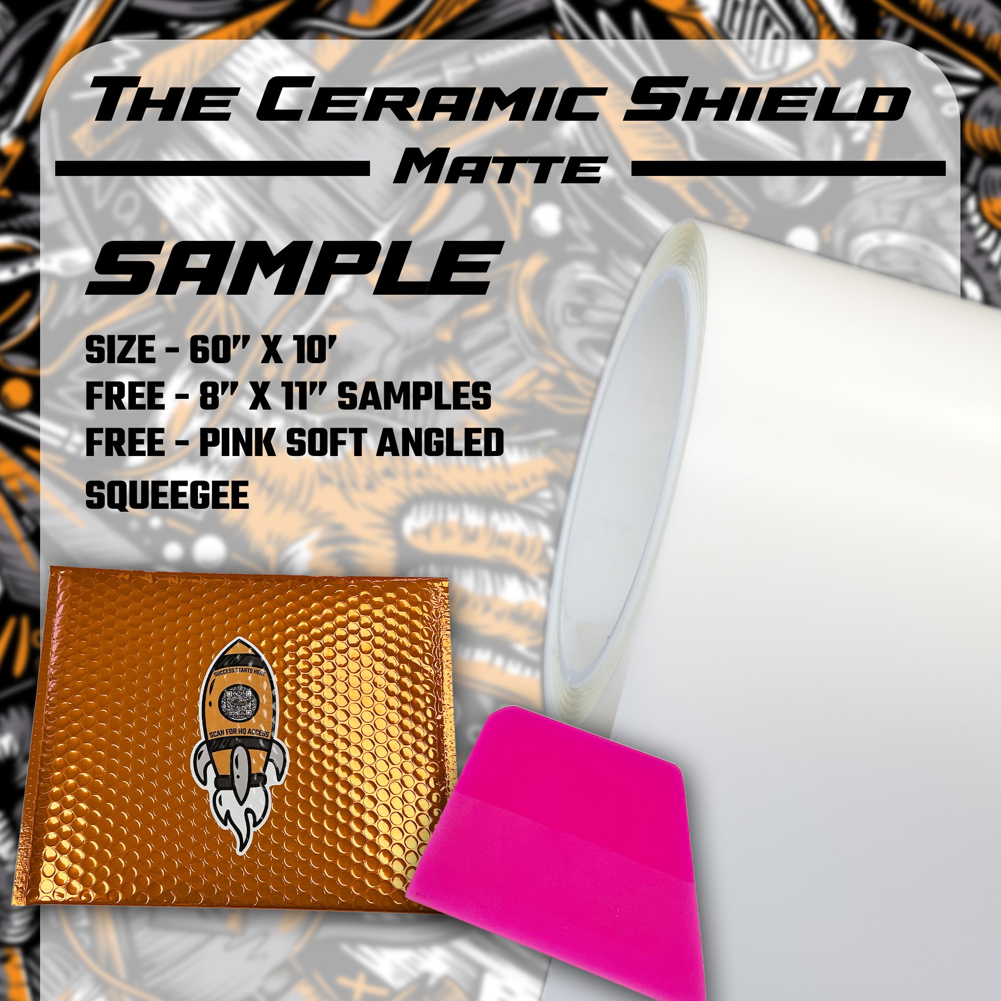 Ceramic Shield PPF Sample Success Kit - Matte Clear
