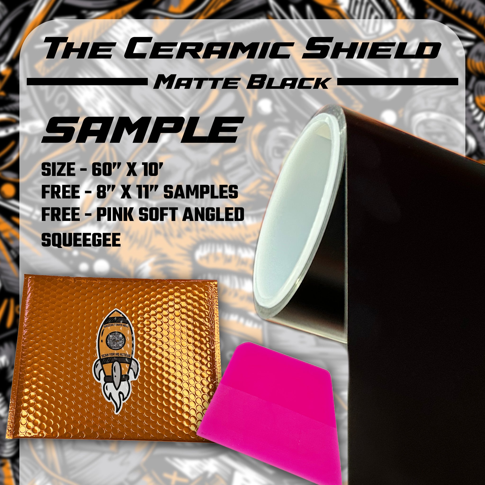 Ceramic Shield PPF Sample Success Kit - Matte Black