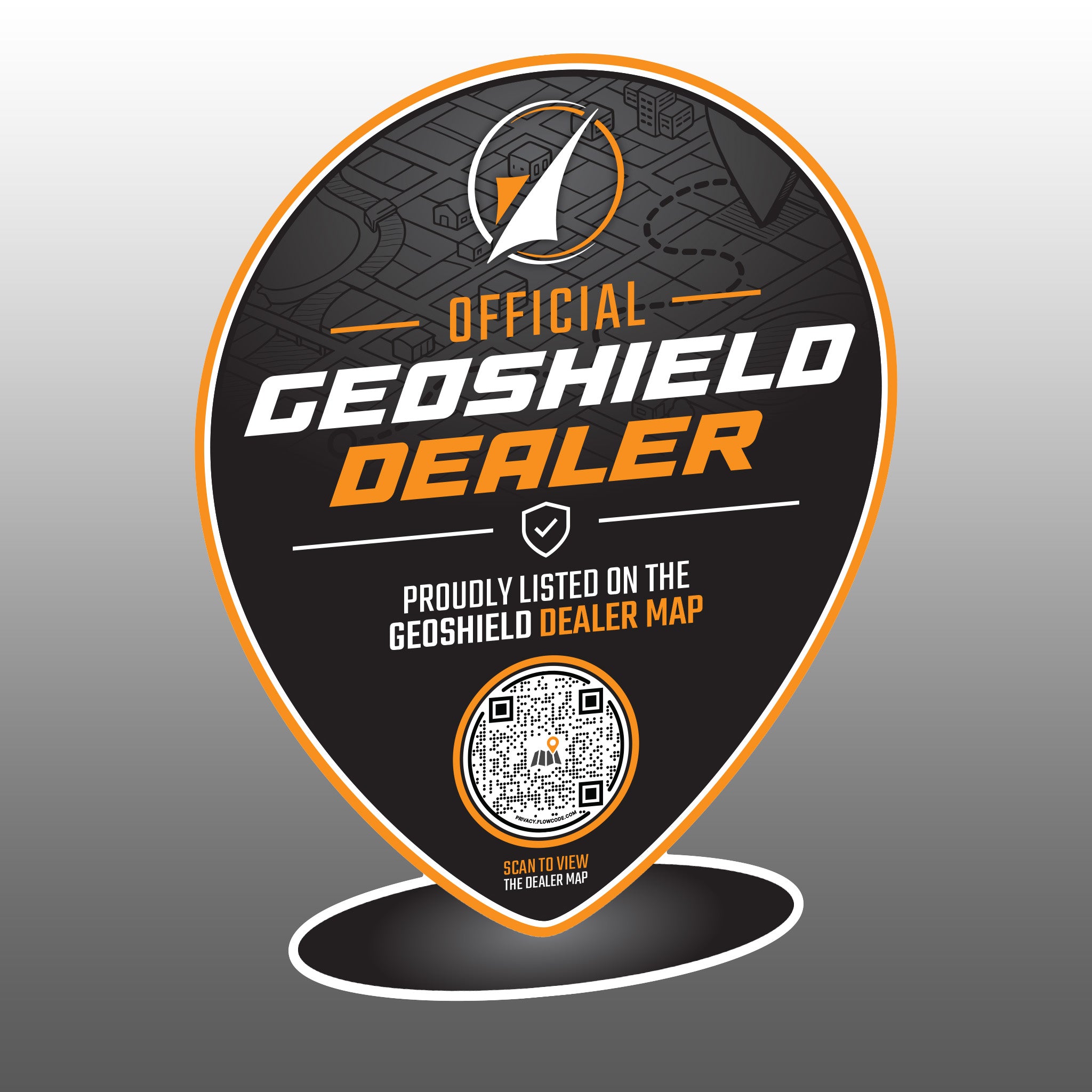 Geoshield Dealer Map Front Door Decal