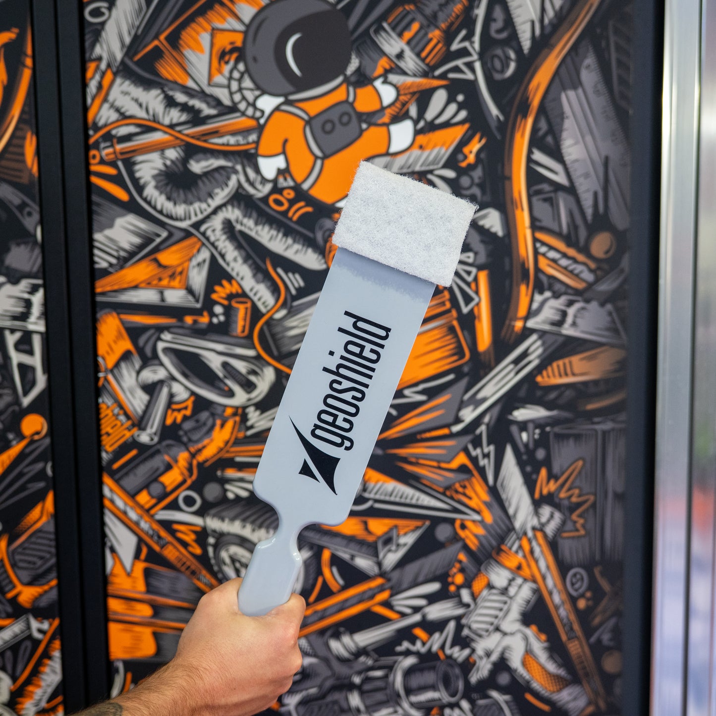 Geoshield Branded Scrubber