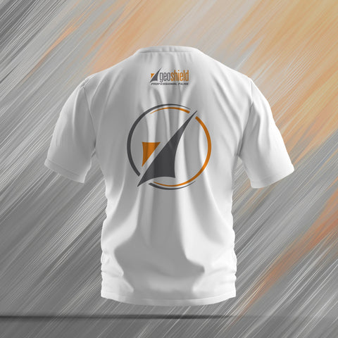 Geoshield Circle Logo T-Shirt - White