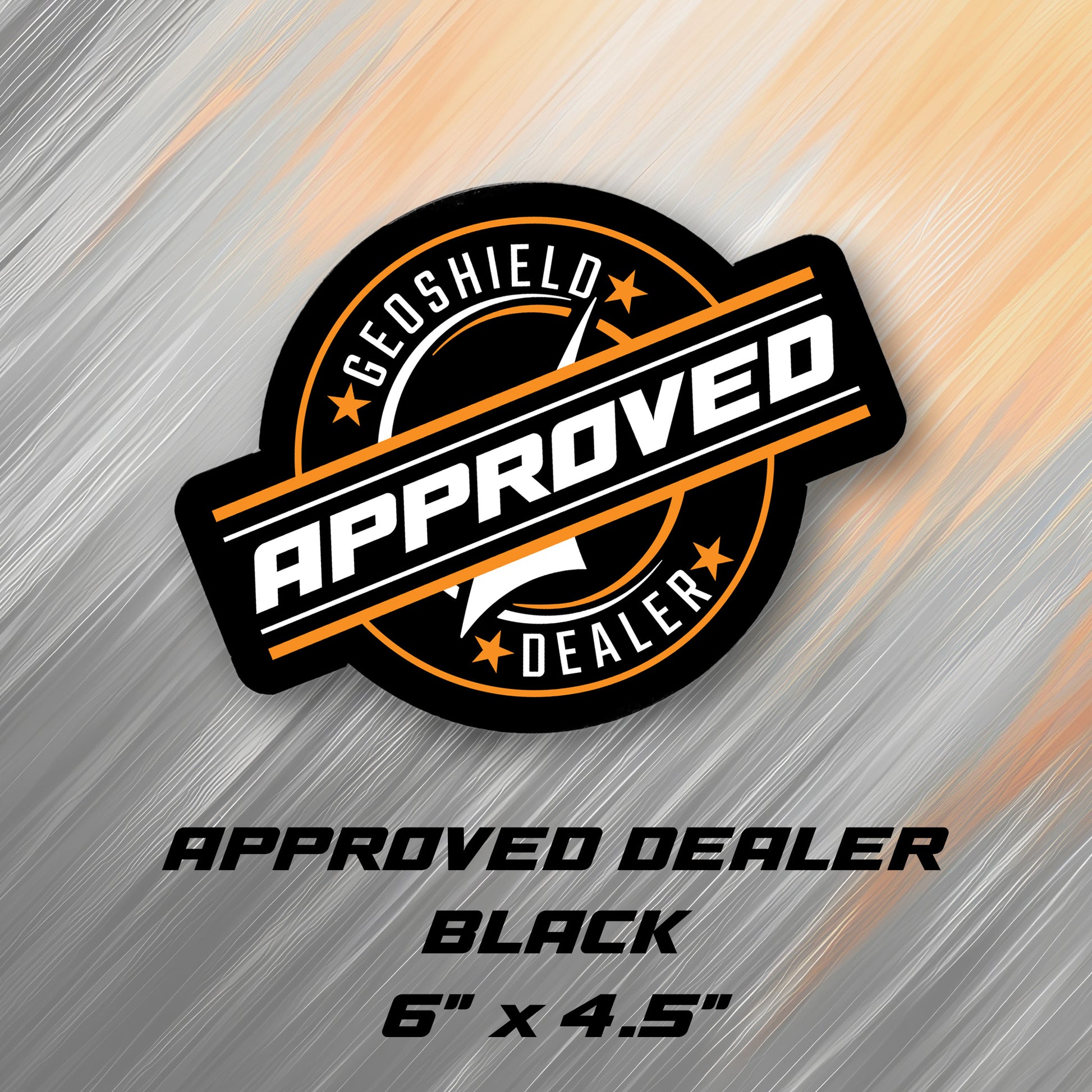 Geoshield Approved Dealer Sticker