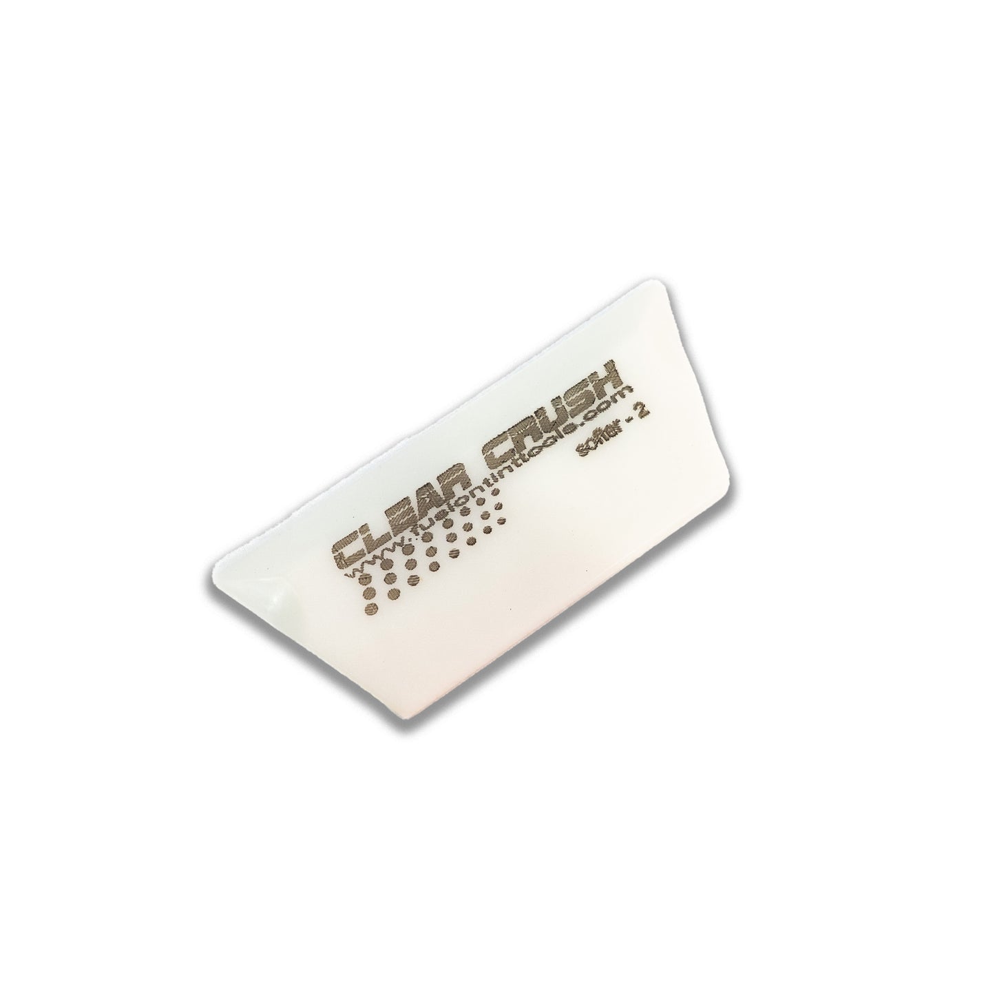 5” Clear Crush Cropped Squeegee Blade