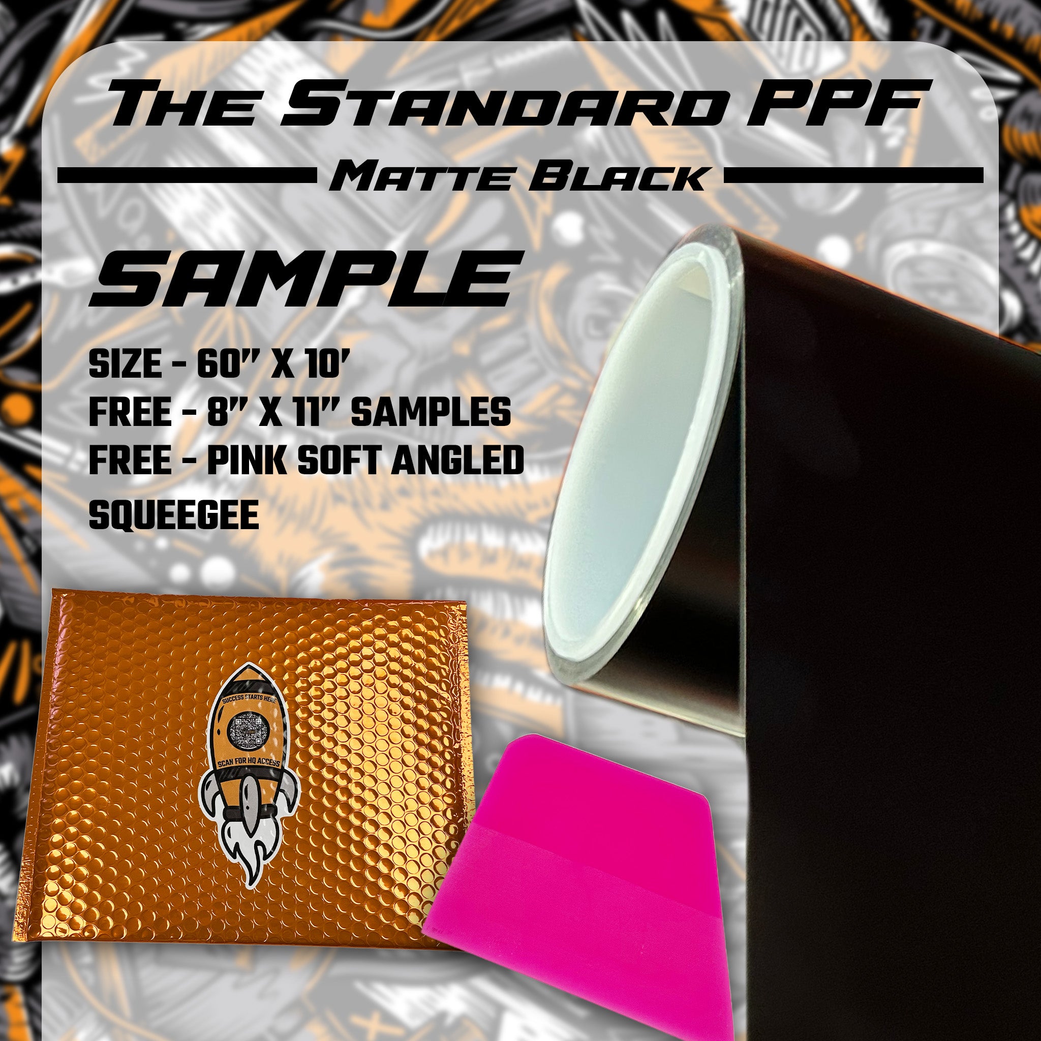 The Standard PPF Sample Success Kit - Matte Black