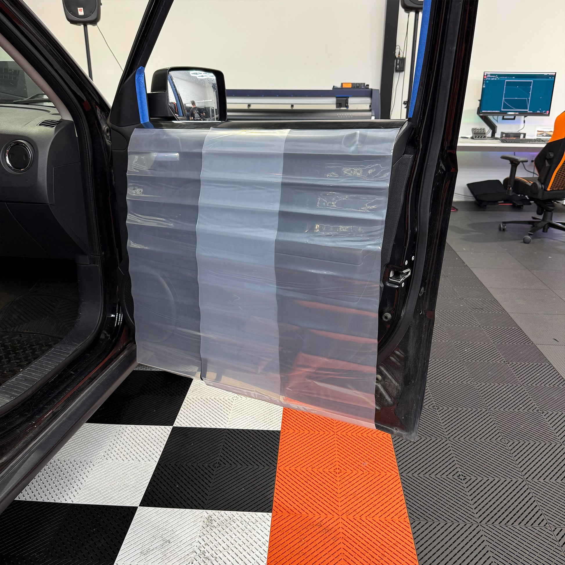 Adjustable Split Door Panel Guards