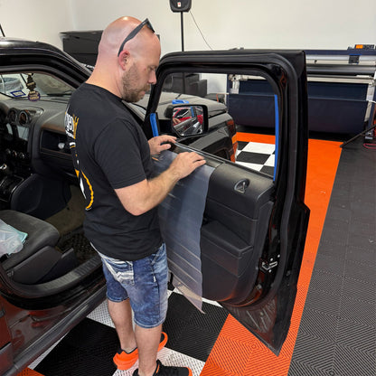 Adjustable Split Door Panel Guards