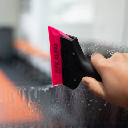 5” Pink Clean Cropped Squeegee Blade