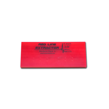5" Red Line Extractor 3/8” Thick NO BEVEL Squeegee Blade