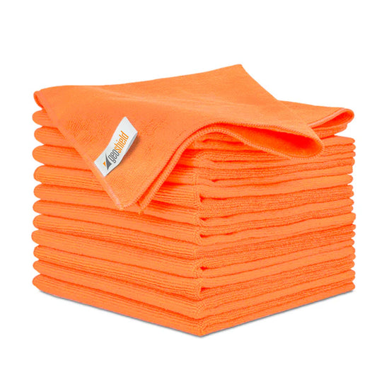 Standard 16"x16" Orange Geoshield Microfiber - 25 Pack