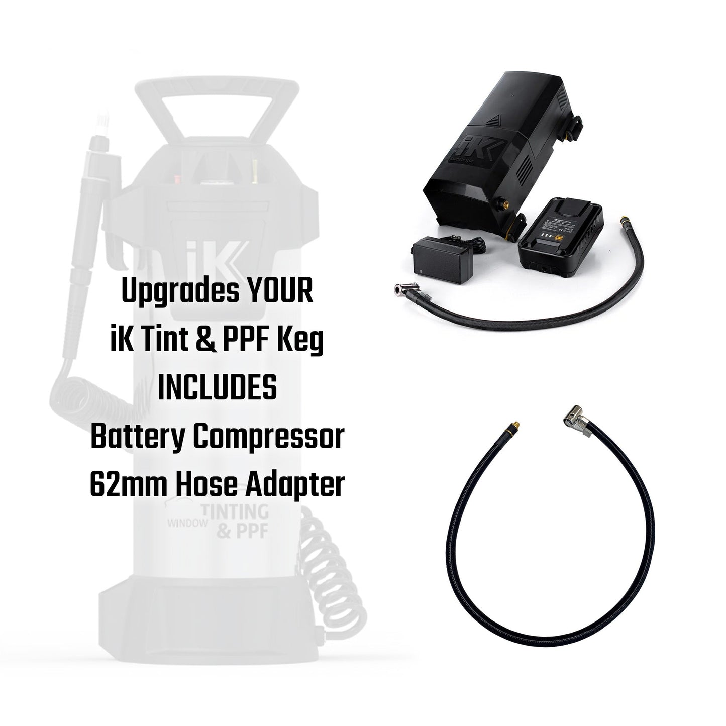 Powered Upgrade Kit for iK Window Tint & PPF Keg