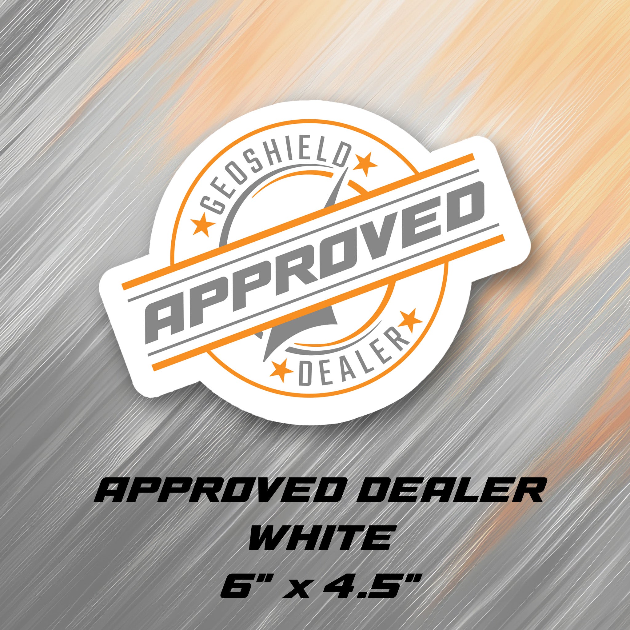 Geoshield Approved Dealer Sticker