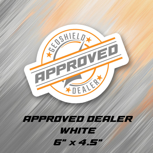 Geoshield Approved Dealer Sticker