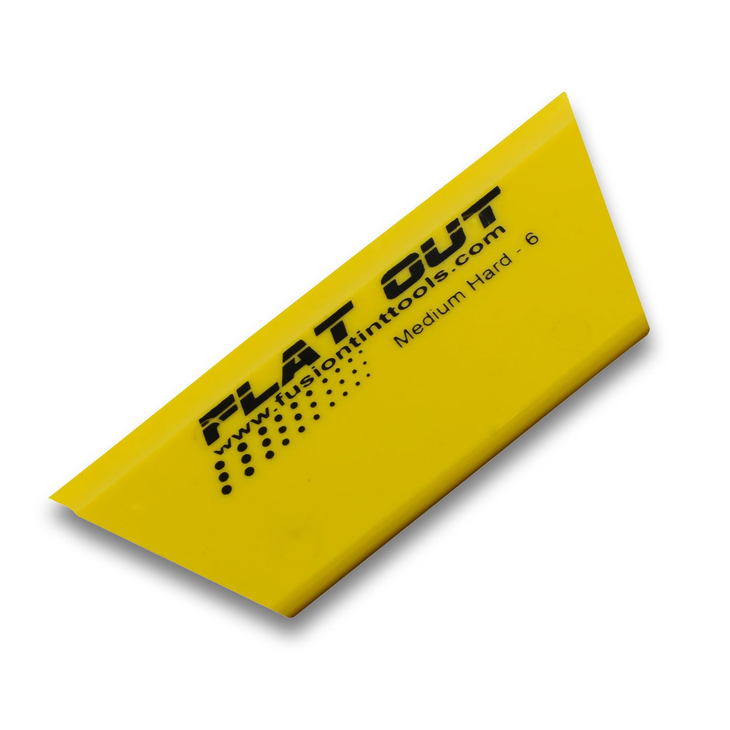 5” Yellow Flat Out Cropped Squeegee Blade
